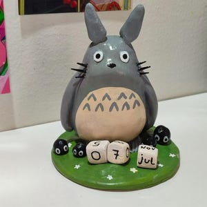 calendário totoro - calendário de cerâmica totoro do meu vizinho