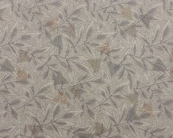 1800s Reproduction Fabric by Benartex "Cumberland" collection by Designers Fons & Porter in Beige 1 yard #1019
