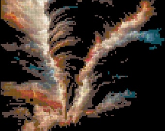 A Funnel To Heaven Original Counted Cross Stitch Pattern