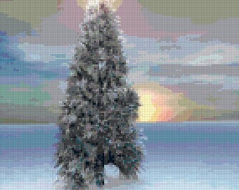 The Christmas Tree Counted Cross Stitch Pattern