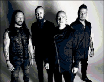 Full Coverage Disturbed Band Cross Stitch Pattern for Intermediate Stitchers