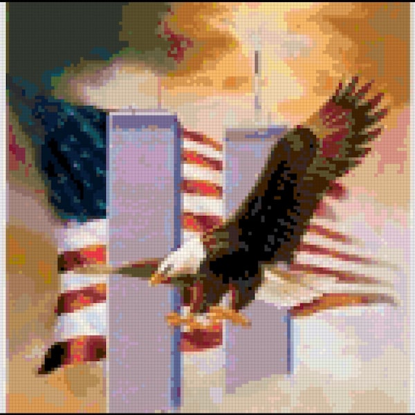 Remember September 11 Original Cross Sttch Pattern