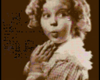 Shirley Temple Counted Cross Stitch Pattern