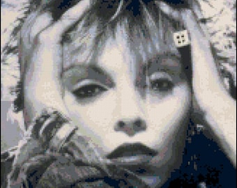 Pat Benatar - Original Counted Cross Stitch Pattern