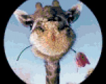Smiling Giraffe - An Original Cross Stitch Pattern