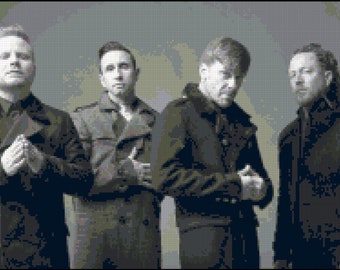 The Men of Shinedown Original Counted Cross Stitch Pattern