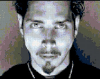 Stitch Your Love for Music with This Chris Cornell Cross Stitch Pattern!