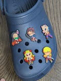 Japanese anime-inspired sandal charms, shoe pendant, shoe charm product logo