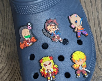 Japanese anime-inspired sandal charms, shoe pendant, shoe charm