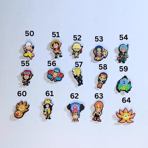 Japanese anime-inspired sandal charms, shoe pendant, shoe charm image 5