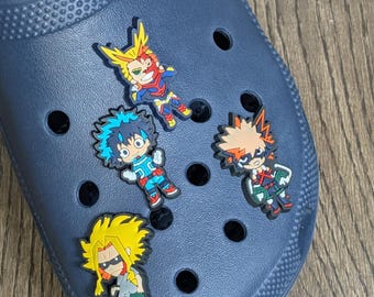 Japanese anime-inspired sandal charms, shoe pendant, shoe charm