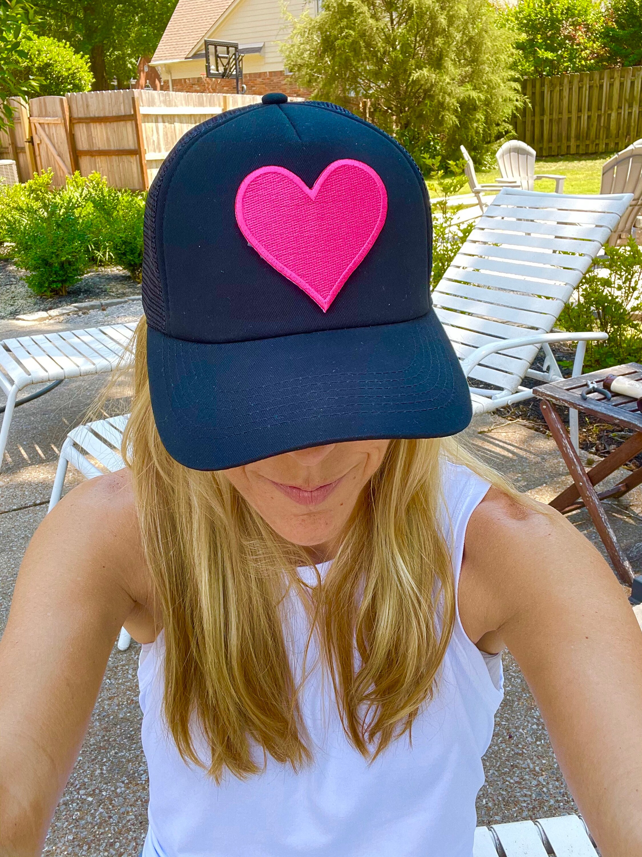 Heart Trucker Hat Vintage Heart Trucker 