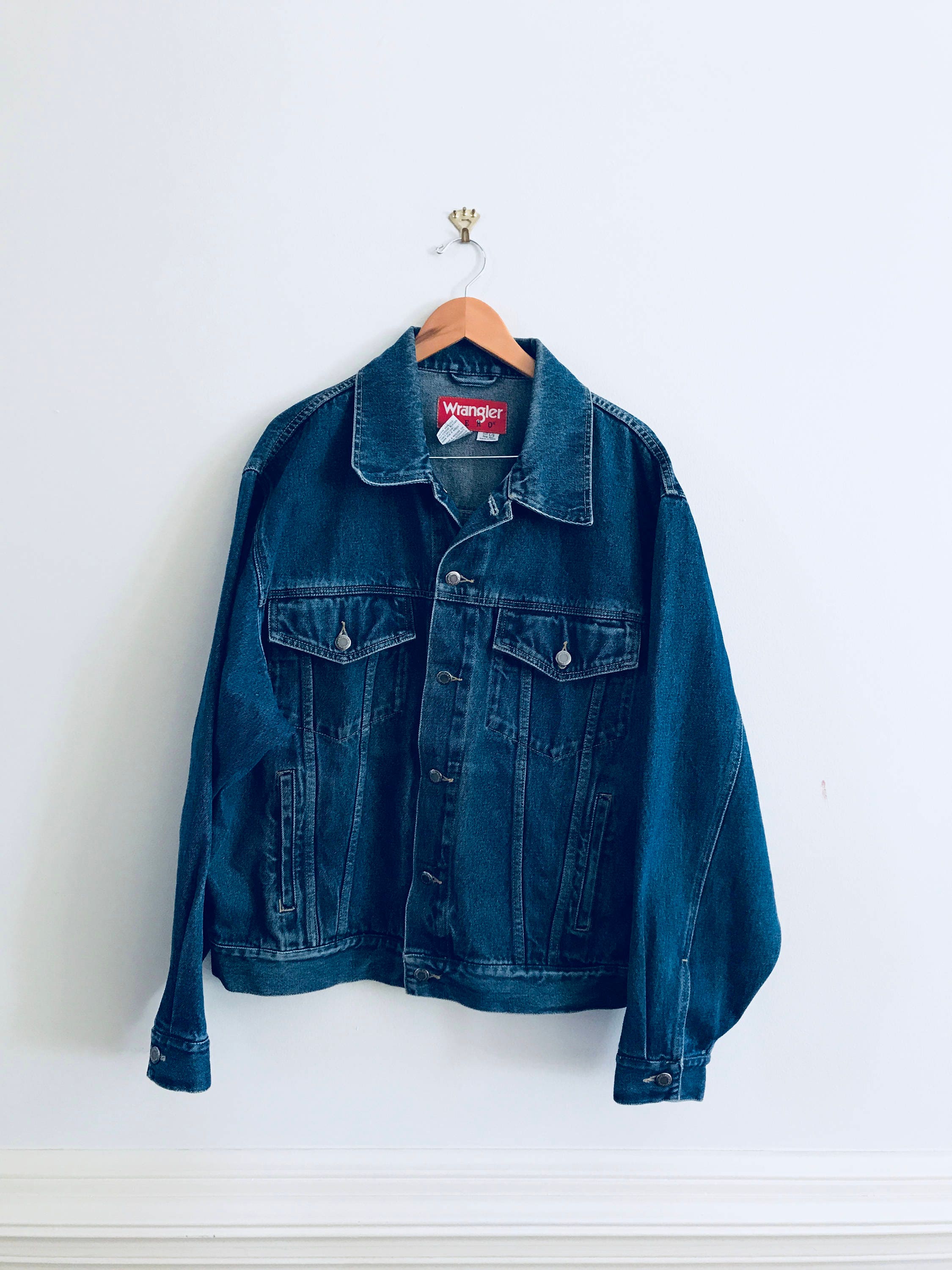 Vintage Wrangler jean jacket vintage wrangler denim wrangler | Etsy