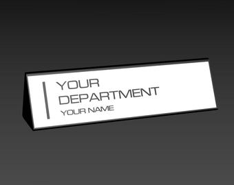 Placa de nombre de escritorio personalizada, letrero de nombre personalizado, letrero de nombre, letrero de escritorio