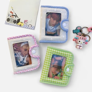 Kpop Photocard Fabric Snap Wallet