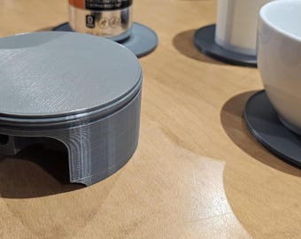 Motorcycle Piston Coaster Set - 3d printed- The perfect Gift for Engine Enthusiasts