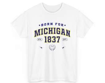 Koszulka Michigan, Koszulka Vintage Michigan, Koszulka z prezentem Michigan, Koszulka Great Lakes Michigan, Koszulka Great Lakes State, Prezent inspirowany Michigan