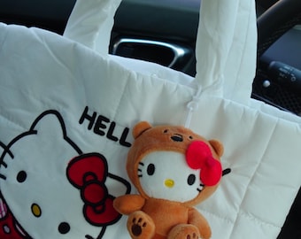 Mini Teddy Hello Kitty Bag Charm/ Keychain/ Hanging Car Ornament