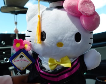 Hello Kitty Graduation Plushie Stuffed Animal