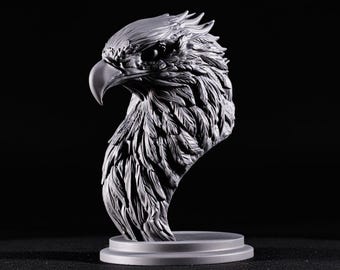 Eagle Figure 3D STL File - 3D Design 3D Printer Eagle statue STL