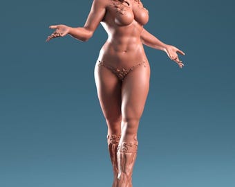 Poison Ivy statue 3D STL File - 3D Design 3D Printer Poison Ivy statue STL