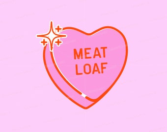 Pastel de carne SVG Pastel de carne PNG Archivos cortados para Cricut Silueta Comida linda svg Diseño retro svg Comida kitsch SVG Alimentos svg Pastel de carne Carne carnívora