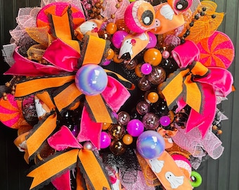 Spooky and Bright  Halloween Wreath