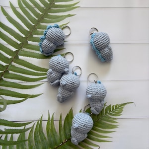 Handmade Amigurumi Seahorse Keychain | Crochet Seahorse | Sea Creature | Gift for Sea Lovers