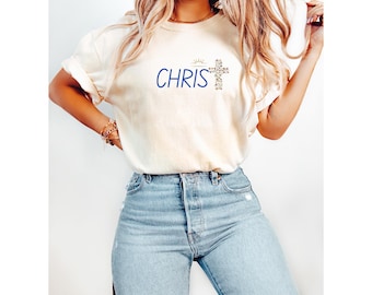 T-shirt met religieuze opdruk, unisex religieuze kleding, shirt met bijbels geloof, inspirerende christelijke kleding, religieuze kleding