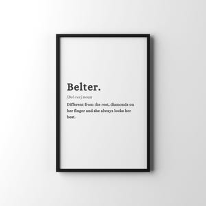 Gerry Cinnamon Belter Lyrics Art Print - Instant Download