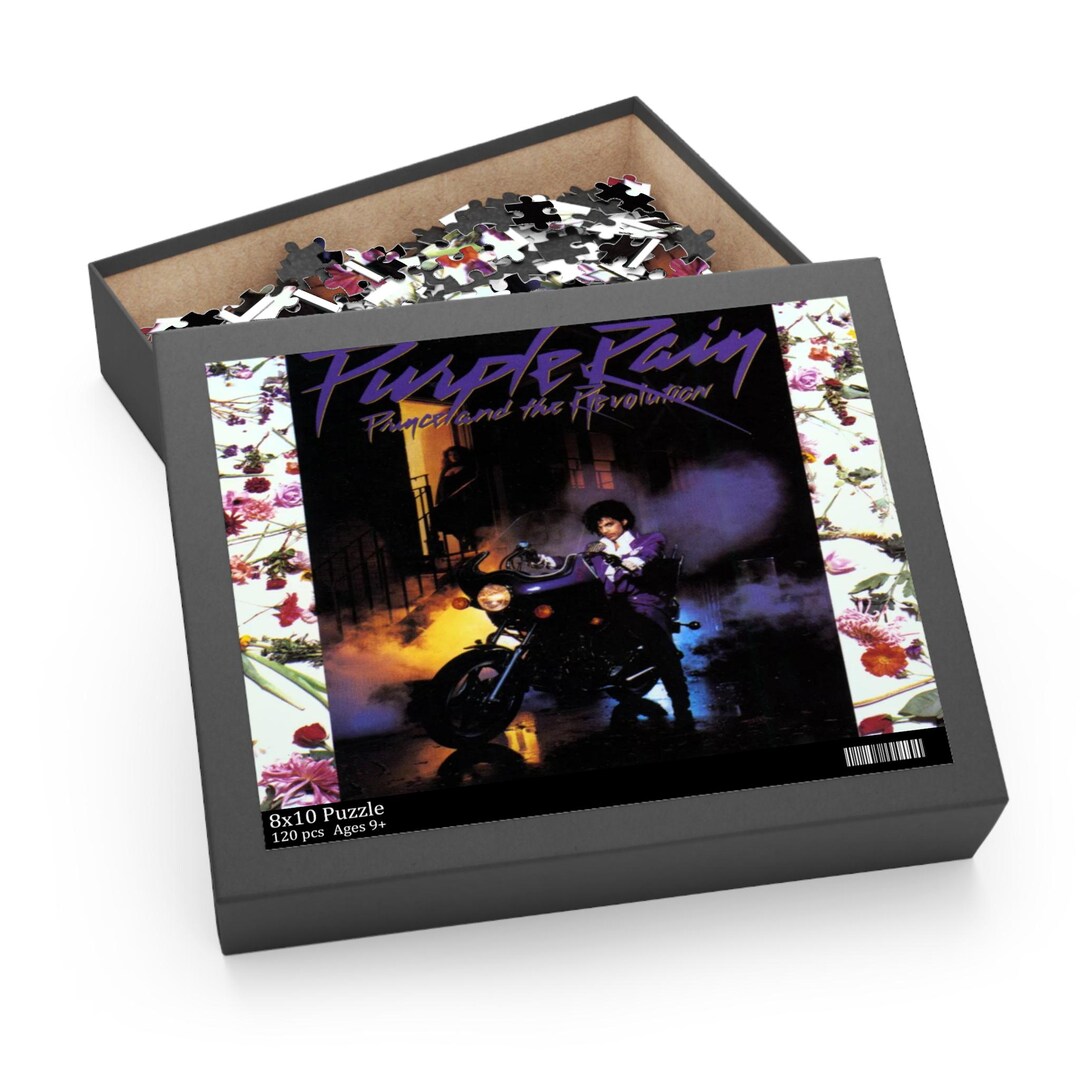 Prince 'purple Rain' Album Puzzle: Custom Music Jigsaw Puzzle (120