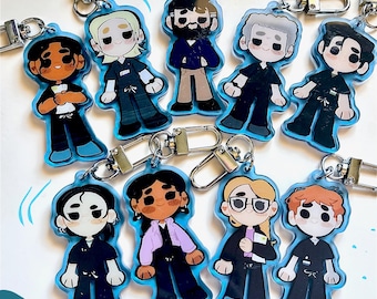 ¡Llaveros de THE PITT! ¡Llaveros acrílicos de 6,35 cm! SET 1