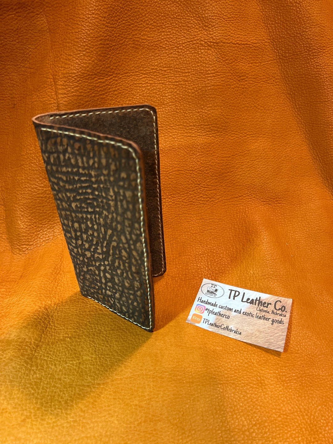 Tan Color Wallet Genuine Shark Long Wallet, Tan Color - Etsy