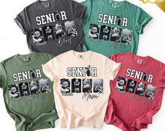 Graduate machting family Shirt, Personalized Senior family Shirt, Custom proud Class of 2026, Graduation Tee