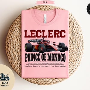 Vintage Charles Leclerc Prince of Monaco Shirt, Ferrari F1 Retro T-Shirt, Formula 1 Leclerc 16 T-shirt, Monaco GP Fan Gift