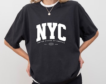 New York City T-shirt, New York Tee, New York Skyline Shirt, New York City Lover Gift, Unisex New York T-shirt, USA City Skyline Shirts,