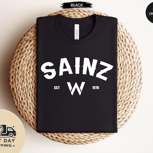 Carlos Sainz Formula One Tshirt, F1 Shirt, F1 Tshirt, Carlos Sainz Shirt, Carlos Sainz F1, Sainz F1 Tshirt, Team Sainz, F1 Sainz Merch
