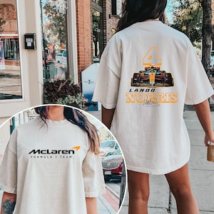 Lando Norris Formula One Sweatshirt, F1 Two Sides Sweatshirt, Lando Norris Shirt, Norris F1 Sweater, Lando Norris 4, F1 Two Sides Shirt