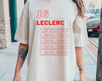 Charles Leclerc Formula One Sweatshirt, F1 Shirt, F1 Two Sides Shirt, Charles Leclerc Shirt, Charles Leclerc F1 Shirt, Charles Leclerc 16
