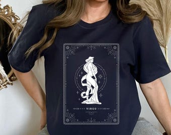 Virgo Tee, Virgo Zodiac T-shirt,  Virgo Gift, Astrology Gift, Horoscope T-Shirt, September Birthday ,Vintage, August Birthday Gift