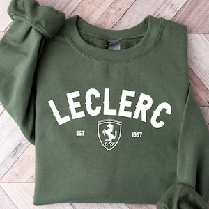 Charles Leclerc Formula One Sweatshirt, F1 Shirt, F1 Two Sides Shirt, Charles Leclerc Shirt, Charles Leclerc Sweater, Leclerc F1 Shirt, F1