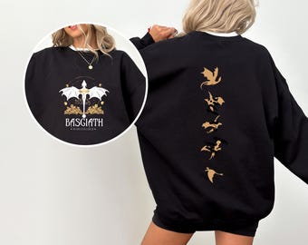 Basgiath War College Sweatshirt ,Dragon Rider, Fourth Wing Hoodie, Violet Sorrengail,Xaden Riorson, Fly or Die,Riders Quadrant,Rebecca Yoros