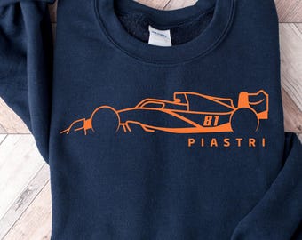 Oscar Piastri Formula One Sweatshirt, F1 Two Sides T Shirt, Oscar Piastri Shirt, Oscar Piastri F1 Sweater, F1 2025 Shirt, F1 Merch Shirt