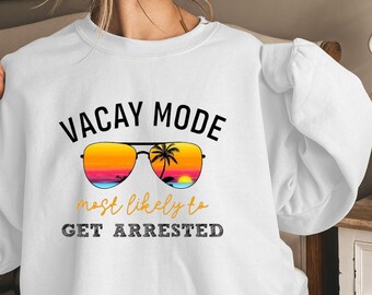 Matching shirts for friends vacation, Vacay Mode Shirts for girl trip Vacation, Summer Vacation T-shirts, Custom funny Travel Matching Shirt