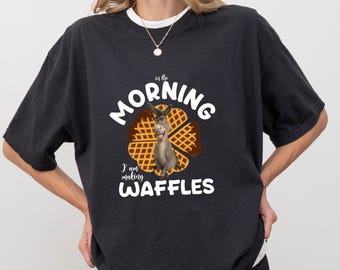 In The Morning I'm Making Waffles Shrek Shirt, Donkey Shirt Universal Studio Shirt Shrek Donkey Gift ,Disney Family, Disneyland Holiday Trip