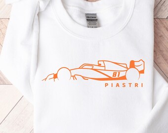 Oscar Piastri Formula One Sweatshirt, F1 Two Sides T Shirt, Oscar Piastri Shirt, Oscar Piastri F1 Sweater, F1 2025 Shirt, F1 Merch Shirt