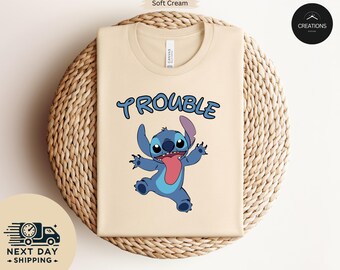 Where I Go Trouble Follows Shirt, Funny Couple Tee, Trouble Tee, Disney Trip Tee, Couple Matching Shirts, Disney Mr And Mrs Shirt, Cute Gift