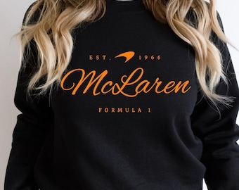 Mclaren Formula One Hoodie comfortable Unisex Jumper F1 Lando Norris and Oscar Piastri Gift F1 driver, Formula 1 McLaren Sweatshirt, F1