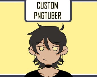 Custom PNGTuber | VTuber for Veadotube Mini | Commission for Twitch and YouTube | Digital Art | Hand Drawn | Ready to Use