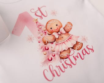 My First Christmas outfit, Baby girl Christmas Outfit, personalized girls Christmas outfit, girls Christmas outfit, Santa Outfit,